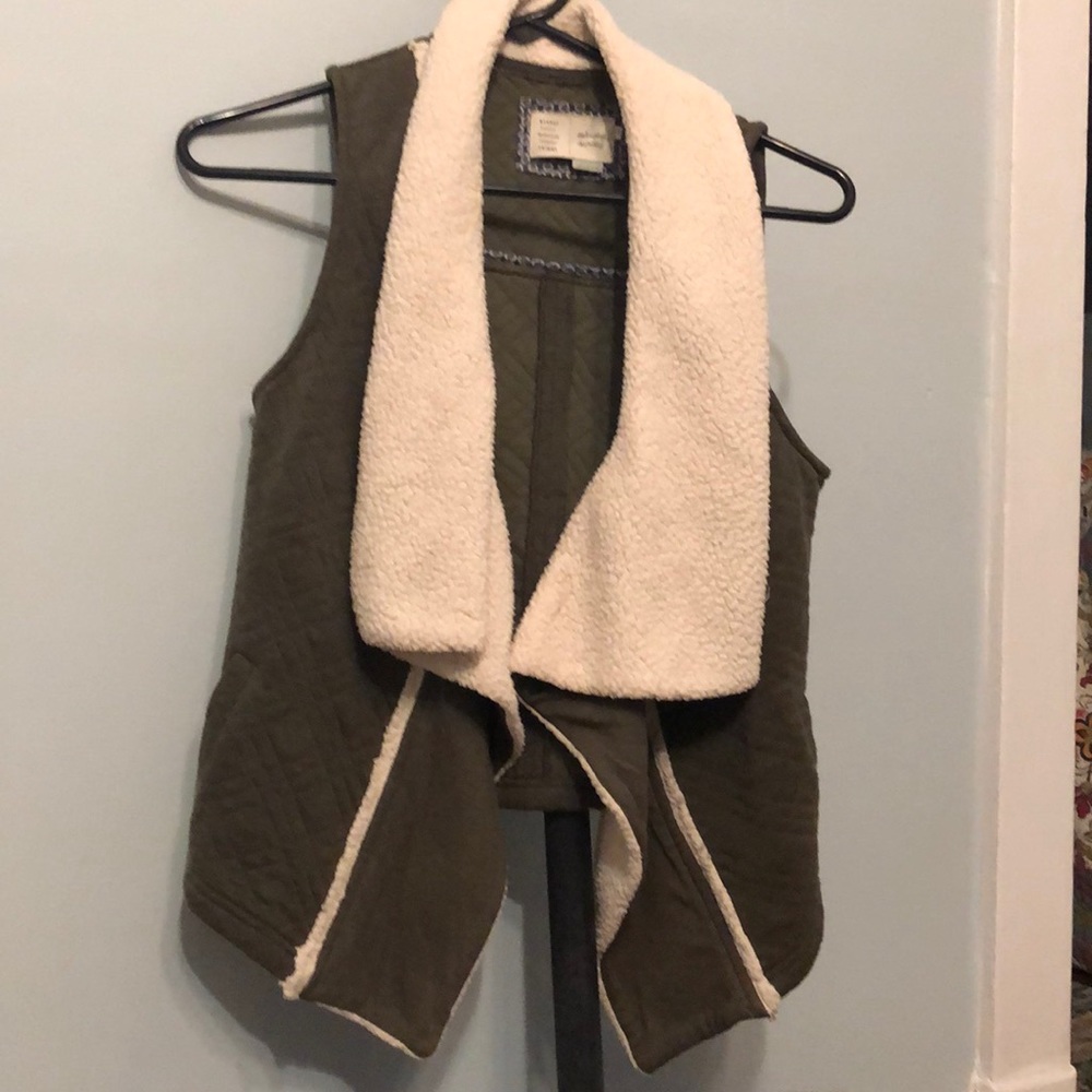Anthropologie Sherpa Vest XS